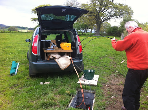 working out of Iain's boot